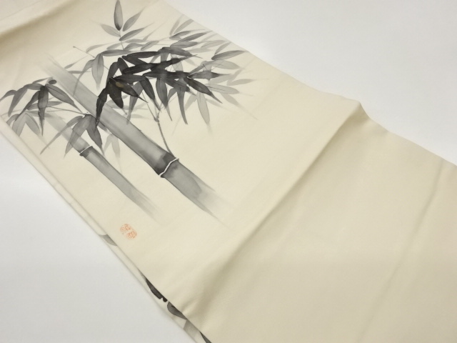 JAPANESE NAGOYA OBI / SHIOZE / KINSAI / BAMBOO / ARTIST WORK